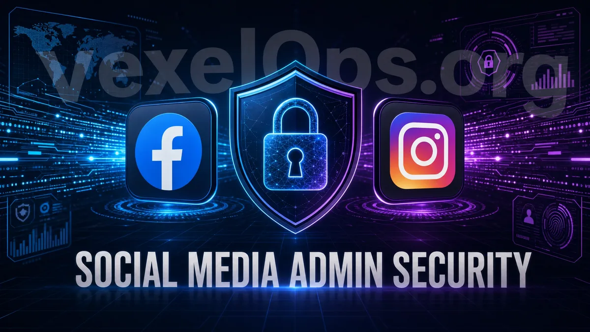 Verificación de seguridad de permisos de administrador para páginas de Facebook y cuentas comerciales de Instagram, alertando a los usuarios sobre los riesgos de Business Suite,