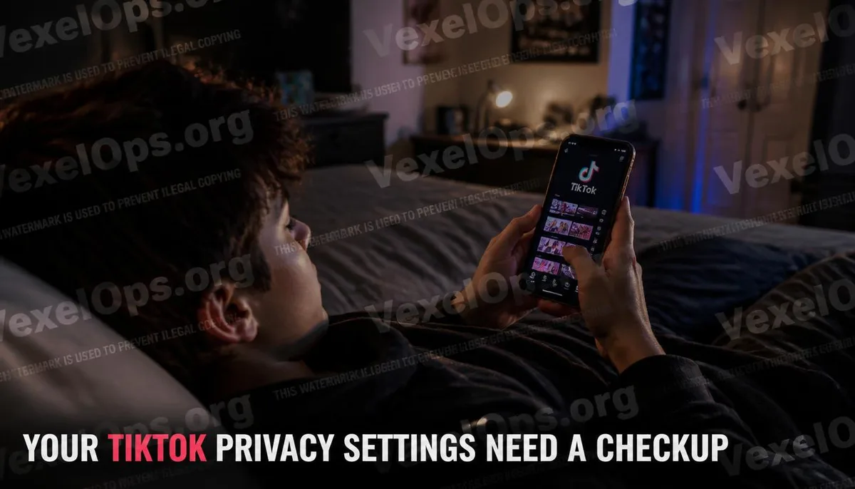 Cover image depicting the importance of privacy settings when using TikTok.