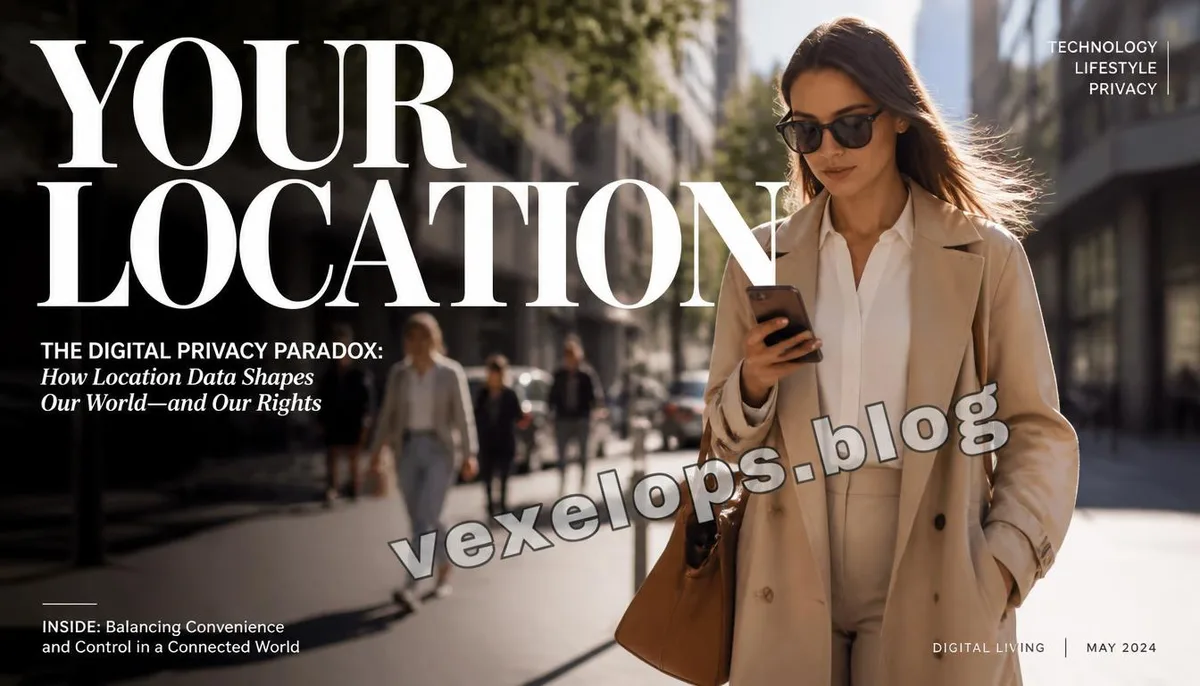 Realistic scene of checking location information using a phone on a city street