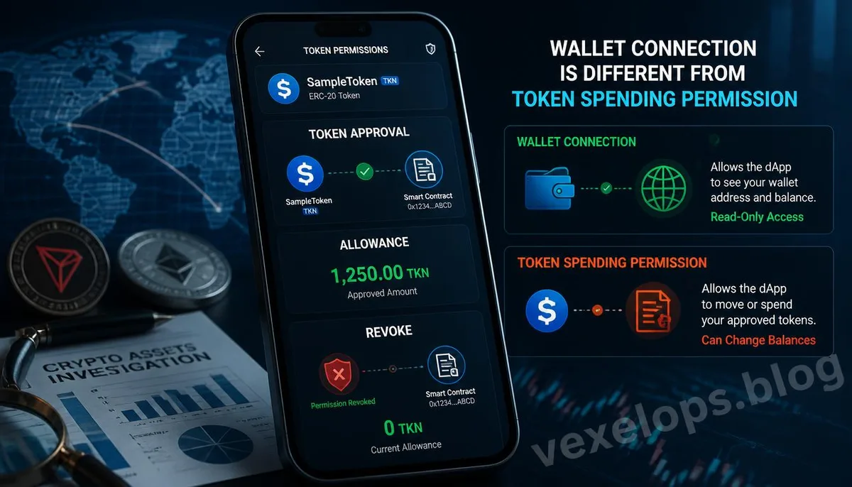 Cryptocurrency Token Approval Authorization and Revocation Check Interface