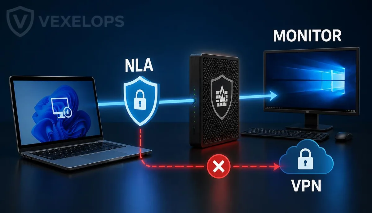 RDP Login Events, NLA, and Firewall Source Restrictions